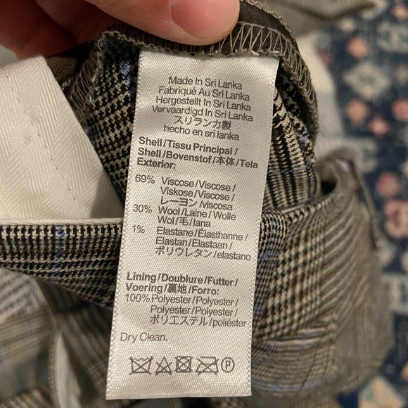 Madewell Slouchy Straight Pants in Yarn-Dyed Plaid in coper plaid - Picture 11 of 12